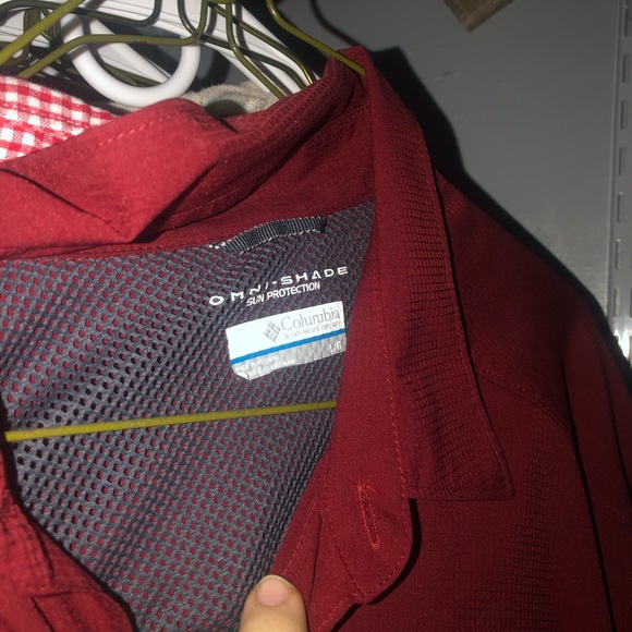 Columbia Other - Burgandy Columbia Button-up Columbia Other - Burgandy Columbia Button-up